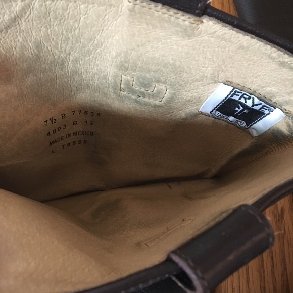 Frye Paige Tall Riding Boot 77535 in Dark Brown - Picture 6 of 6